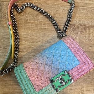 Chanel Small Rainbow Boy Bag